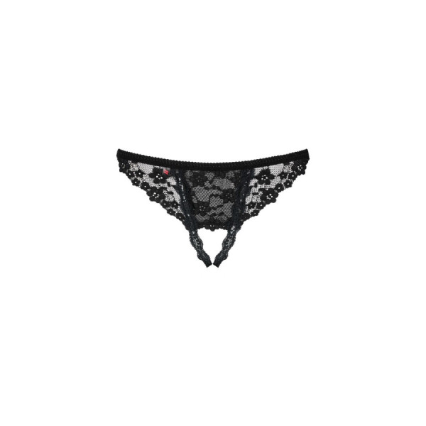 Letica String ouvert - Noir